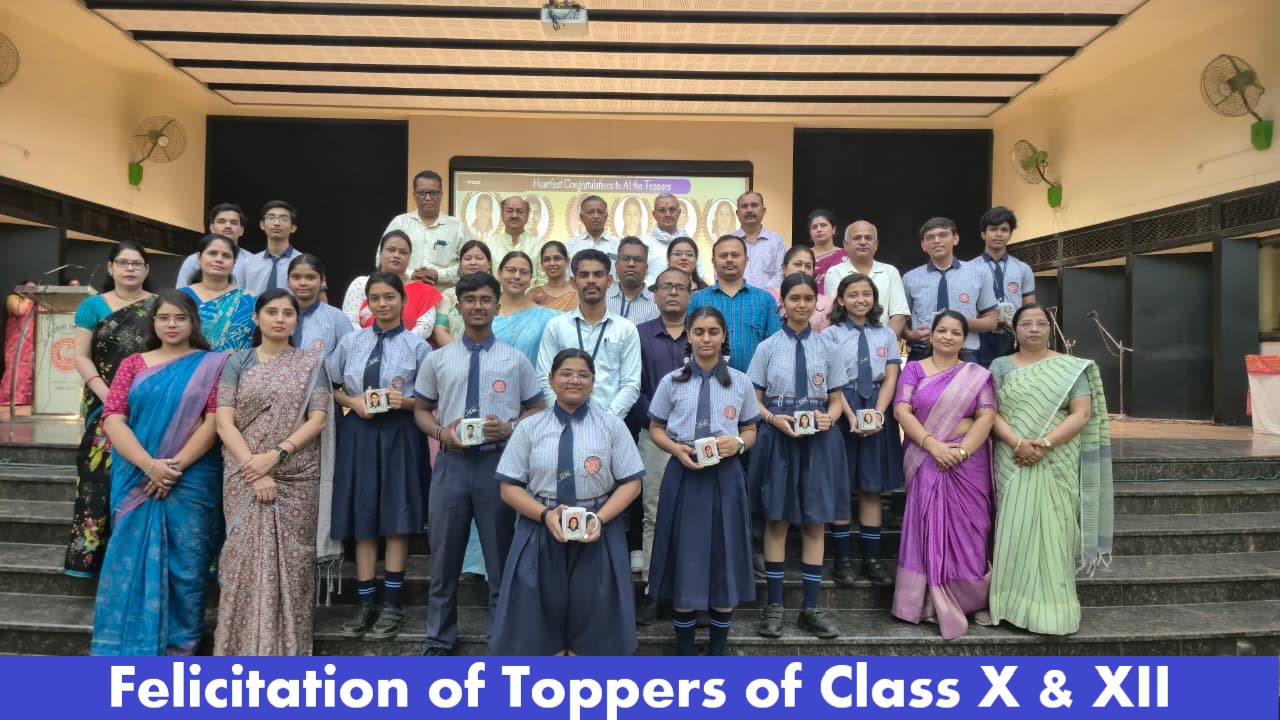 Felicitation of the Toppers of Class X & XII 2025-26